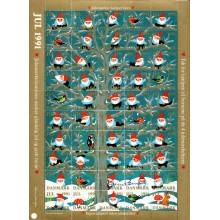 1991 - Danmark - Julemærker - Helark - Natur og eventyr - Signeret af kunstneren Karen Kæmpe - Takket - Ufoldet.